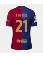 Moški Nogometna dresi replika Barcelona Frenkie de Jong #21 Domači 2024-25 Kratek rokav